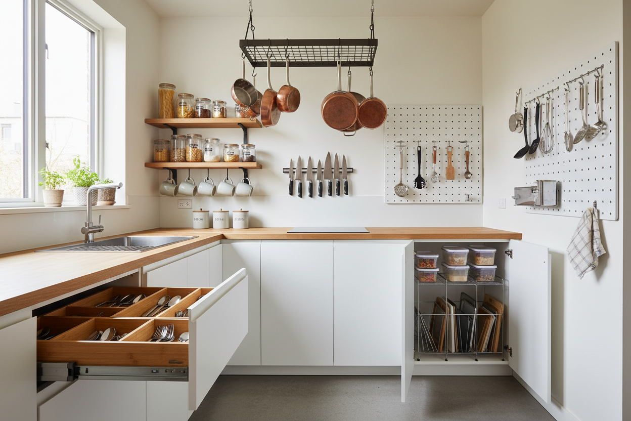 How to Organize Your Kitchen Like a Pro: Smart Storage Solutions for Small Spaces