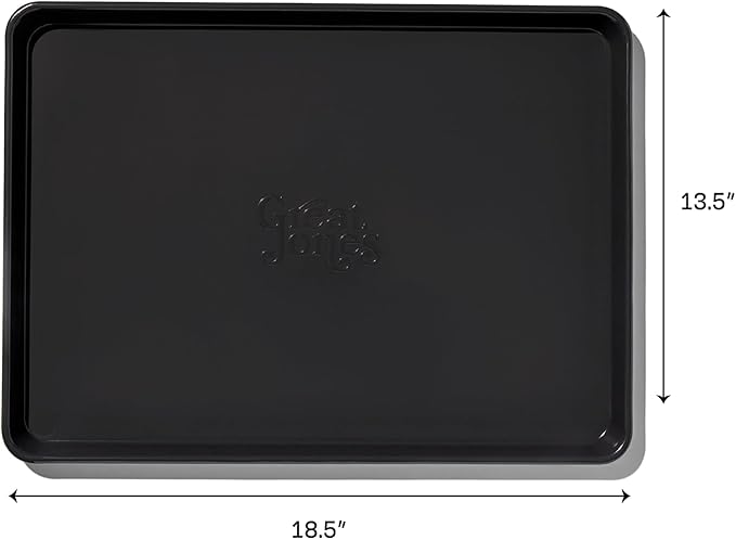 Great Jones Holy Sheet Pan (Pepper) | Nonstick, Half-Sheet Pan | Aluminized Steel, 18.5" x 13.5" | For Baking, Roasting, & Broiling | Premium Bakeware with Even Heat Distribution | Dishwasher-Safe