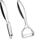 Vegetable Peeler Stainless Steel Potato Peelers Y-Shaped and I-Shaped Peelers,Veggie Carrot Fruit Peelers for Home kitchen