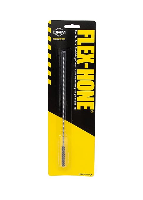 Brush Research BC64M400 FLEX-HONE®, 1/4" (6.4mm) Diameter, 400 Grit, Silicon Carbide, for Mild Steel, Stainless Steel, Cast Iron and Softer Ferrous Materials