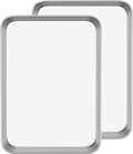 Baking Sheet Cookie Sheet Set of 2, Umite Chef Stainless Steel Baking Pans Tray Professional 10.39x8.07x1inch, Non Toxic & Healthy, Mirror Finish & Rust Free, Easy Clean & Dishwasher Safe