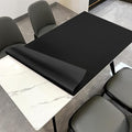 Table Top Cover - 32x72 Inch Waterproof Easy to Clean Can Conceal Flaws Protector The Table Top from Scratches Used for Dining (Black+Black 32x72)