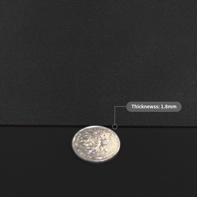 Table Protector - 24x72 Inch Waterproof Easy to Clean Can Conceal Flaws Protector The Table Top from Scratches Used for Coffee Table (Black+Black 24x72)