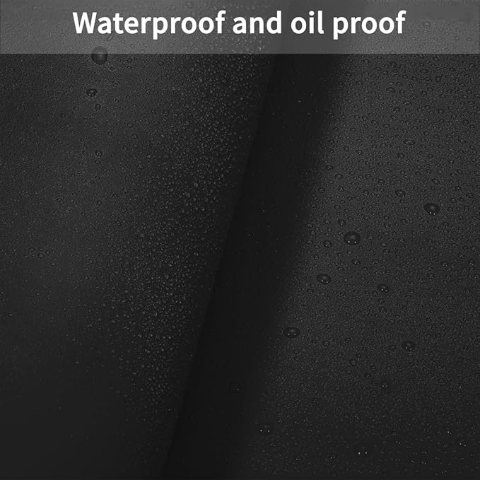 Dresser Topper Protector - 20x36 Inch Waterproof Easy to Clean Can Conceal Flaws Protector The Table Top from Scratches Used for Coffee Table Dresser(Black+Black 20x36)