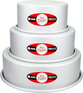 Fat Daddio's Anodized Aluminum 3-Tiered Round Cake Pan Set