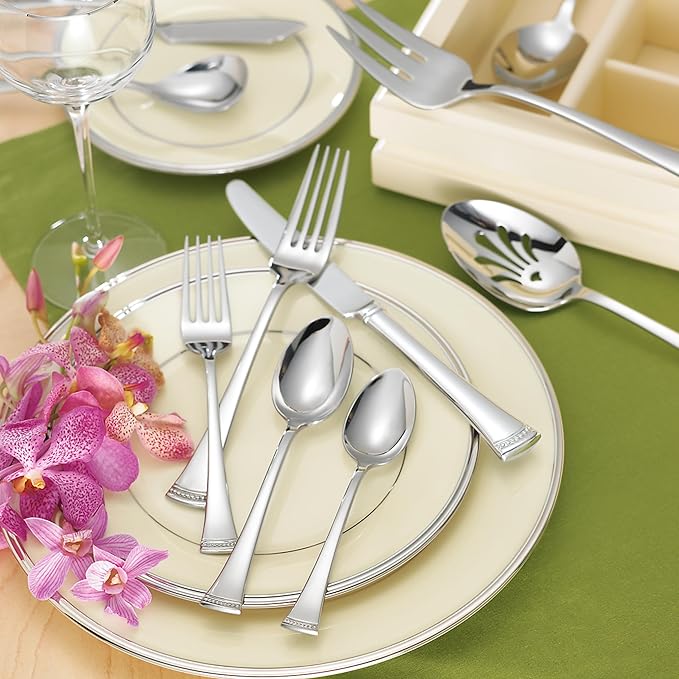 Lenox 896631 Portola Mirror 20-Piece Flatware Set, Service For 4