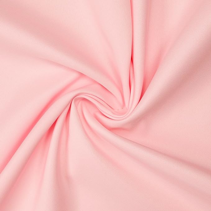 Gee Di Moda Rectangle Tablecloth - 60 x 102 Inch Pink Table Cloth for 6 Foot Rectangle Table - Heavy Duty Washable Fabric - for 6 Ft Buffet Table, Holiday Party, Dinner, Wedding & Baby Shower